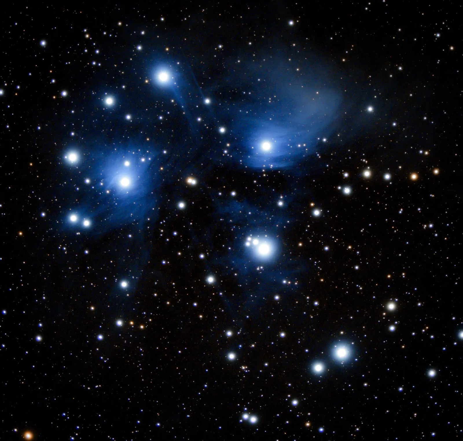 a blue star cluster