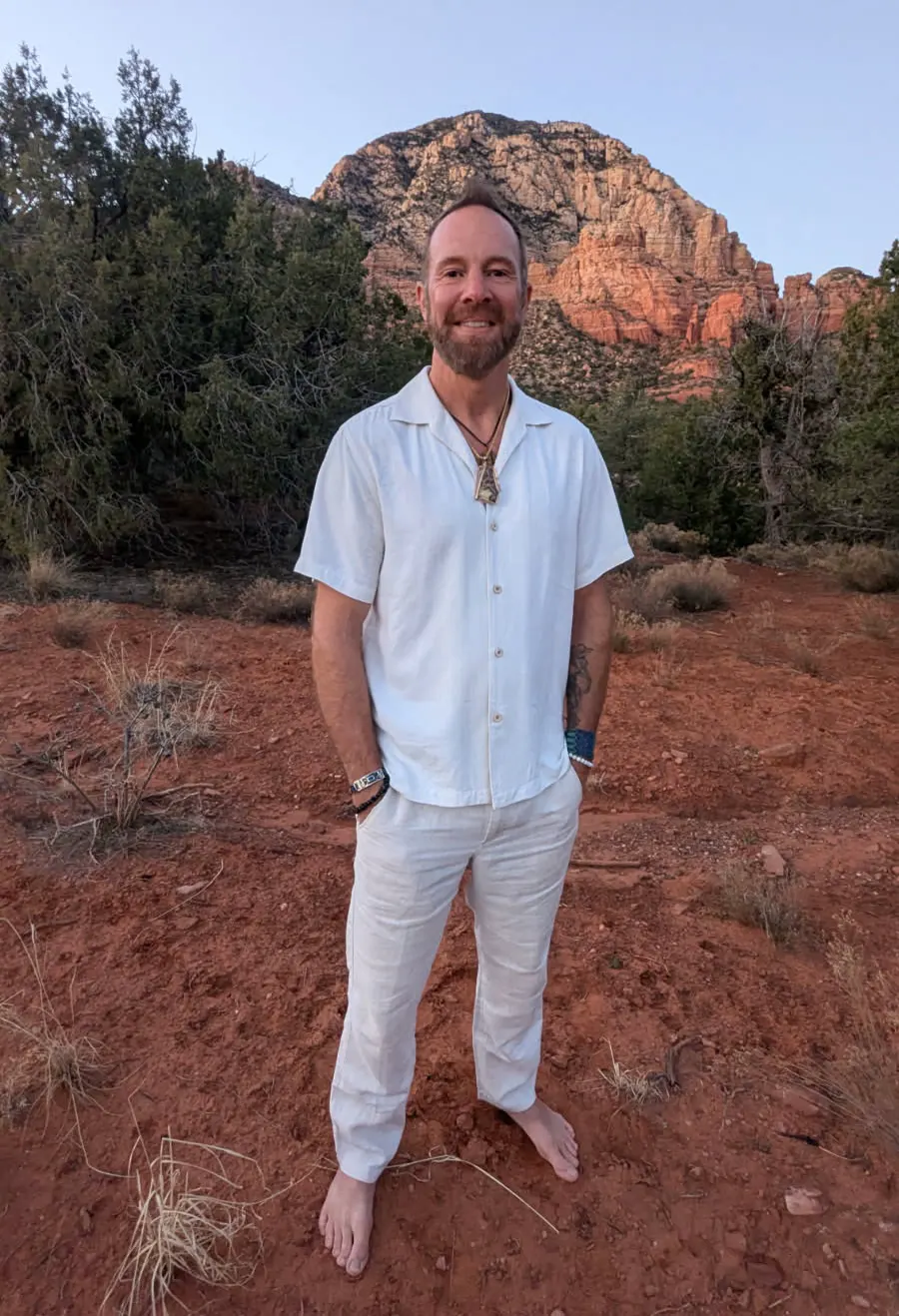 Sekhem and Breathwork in Mountain View: Jason in the red rocks of Sedona